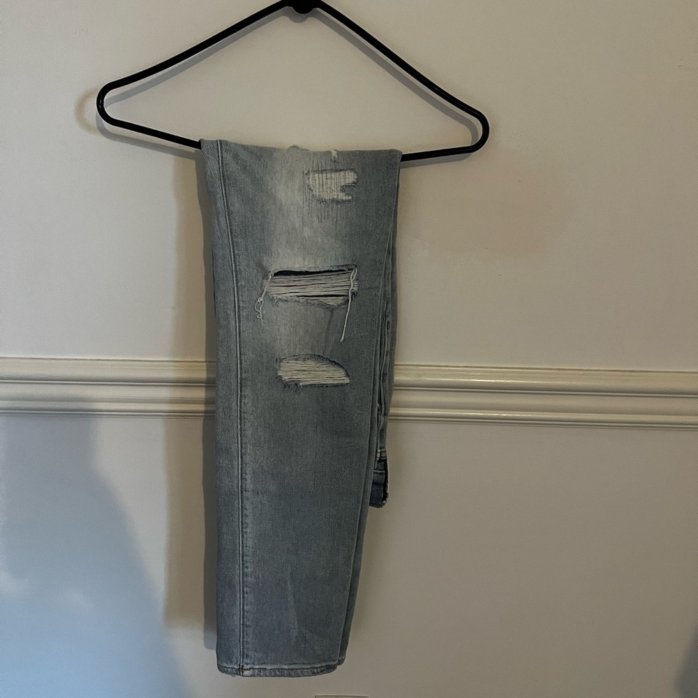 H&M Light Blue Distressed Jeans
